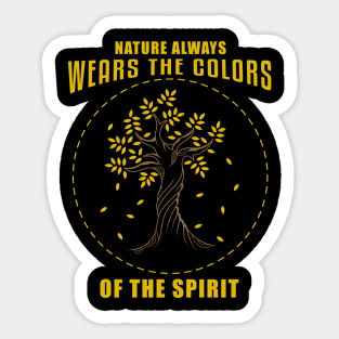 Tree with yellow Leaves Sticker